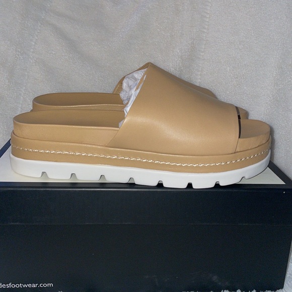 NWT J/SLIDES BIBBY Nude Leather Sandal - Picture 9 of 15